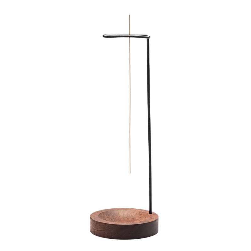 The base of the incense stick has a high-end feel and does not dust. The sandalwood incense holder can be hung upside down. The incense holder of the incense burner and the incense tray can be hung Item Picture