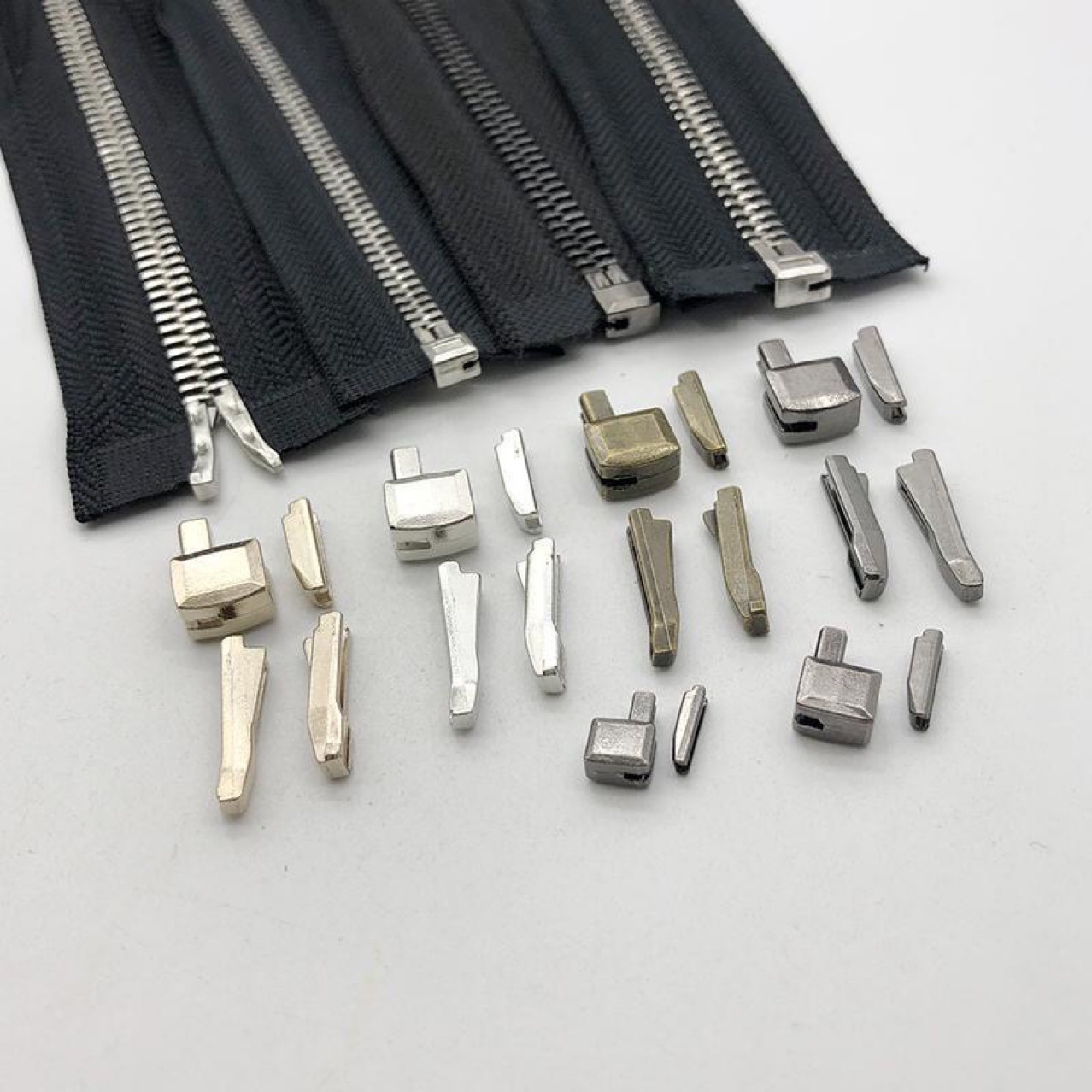 3号5号8号拉链修复配件拉链左右插口双开单开底座修复配件批发