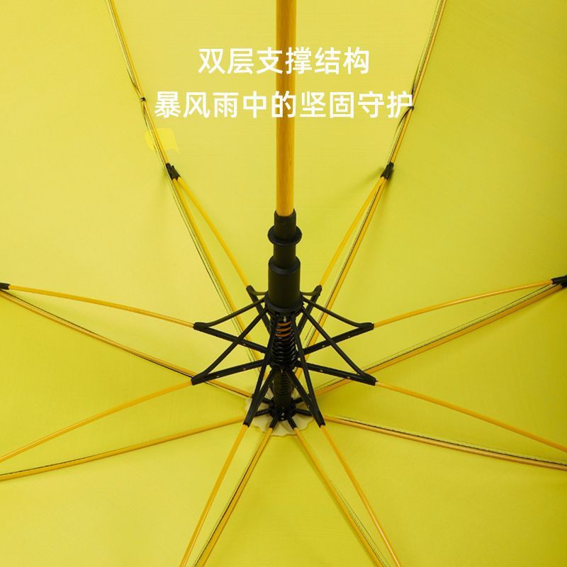 Waterproof case golf straight-bar umbrella, double large business long-handled umbrella, custom-made Douyin bestseller, wholesale in stock Application Scenario