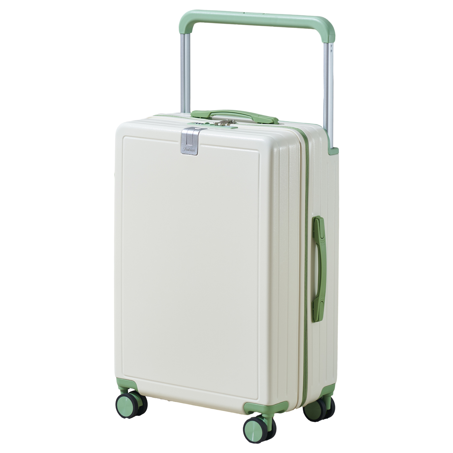 Wide-handle luggage: Women's 20-inch lightweight carry-on suitcase, 24-inch new multi-functional travel suitcase, men's large-capacity silent suitcase Item Picture