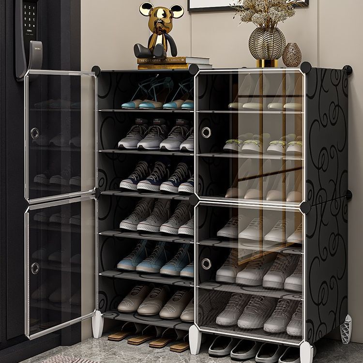 鞋架家用门口收纳神器室内好看2025新款透明鞋盒防尘宿舍简易鞋柜