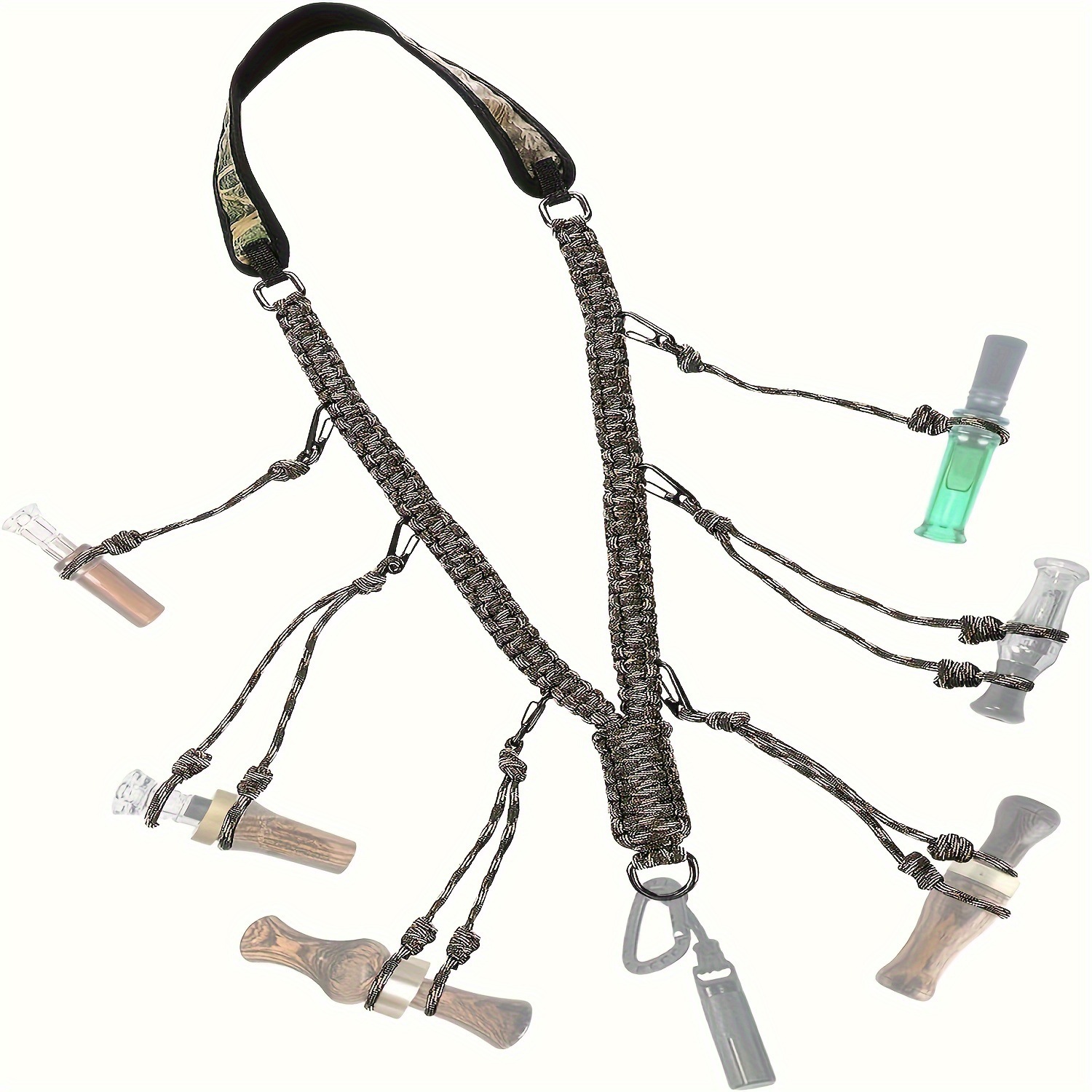 Amazon's best-selling outdoor duck whistle lanyard, a multi-functional nylon lanyard hand-woven camping equipment