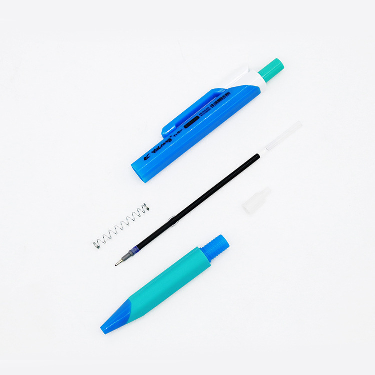 Yalong Cross-border New Design 0.5 color pen barrel high-quality standard office/school medium oil pen Ballpoint pen Specification image