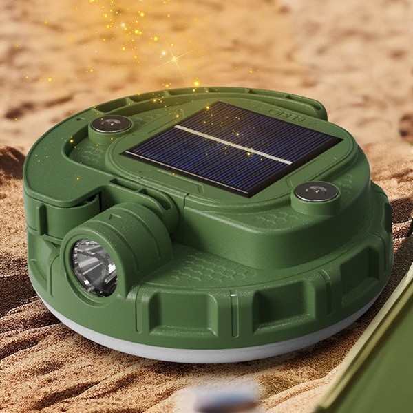 新款太阳能充电户外帐篷灯露营照明多场景室内应急灯可调节手把