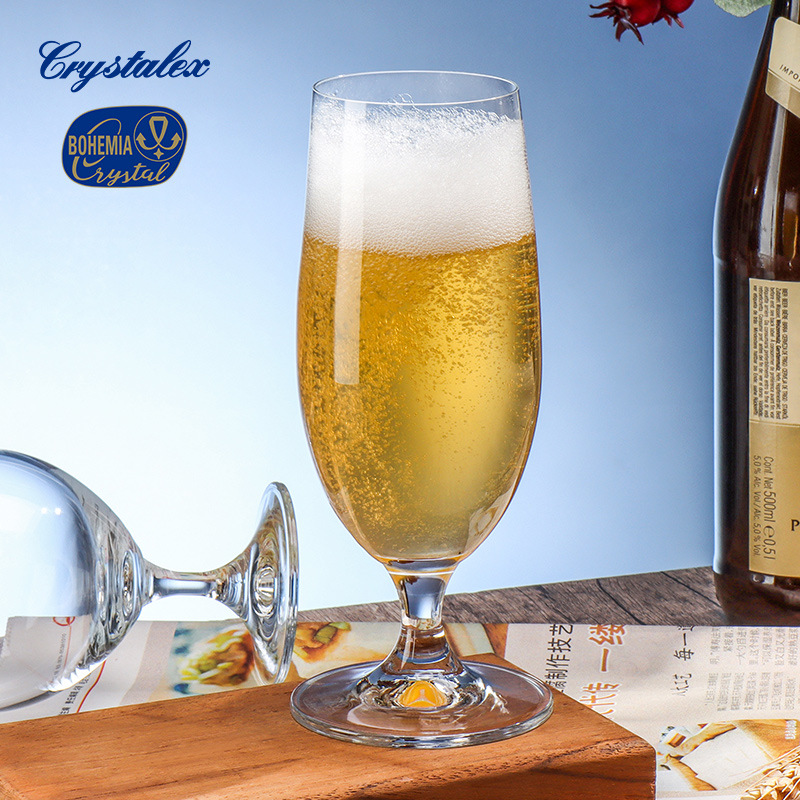 Lex lead-free crystal beer mugs, home hotel and bar beer mugs, high-end and light luxury beer mugs, cold drink cups