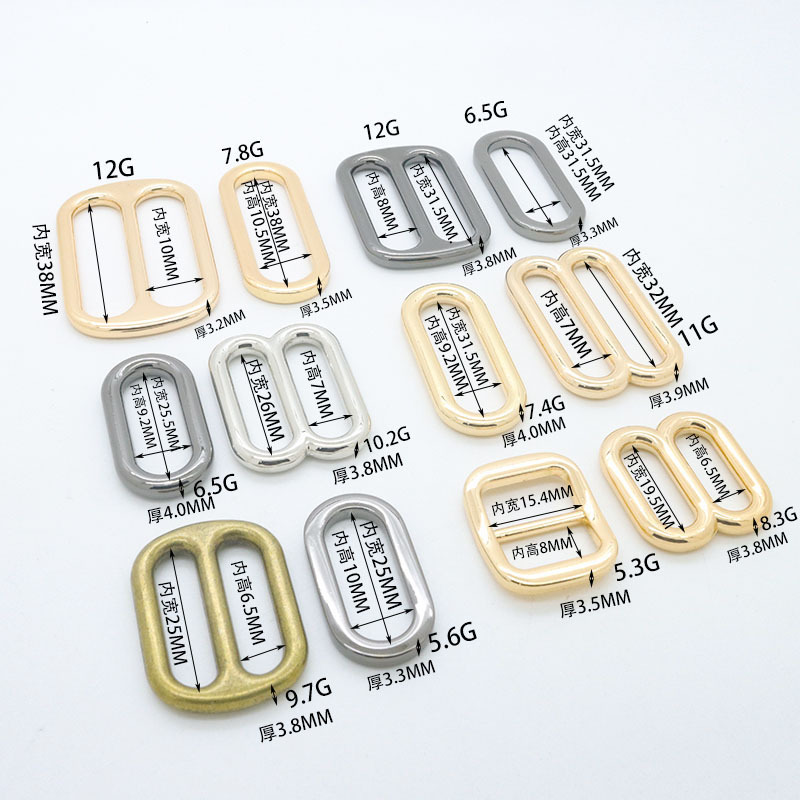 Zinc alloy round wire necklaces, 8-shaped Japanese necklaces, and adjustable necklaces for luggage and hardware accessories are in stock details Picture