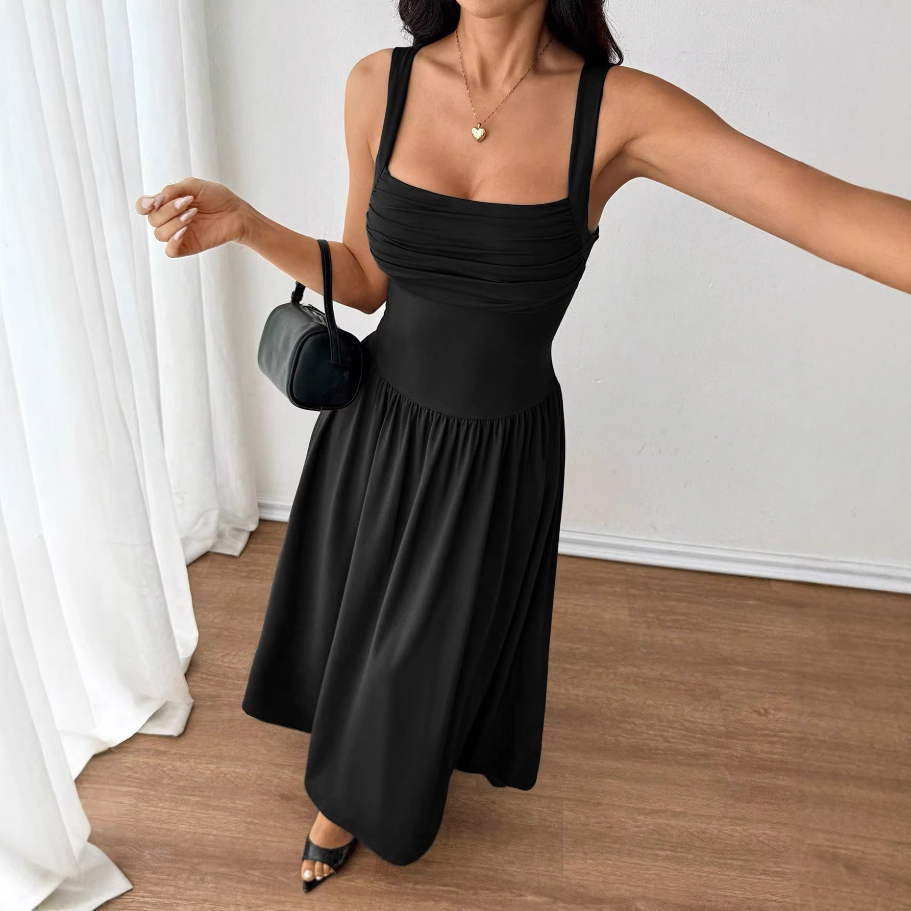 连衣裙/裙子/国风服装/女装/大码女装连衣裙细节图