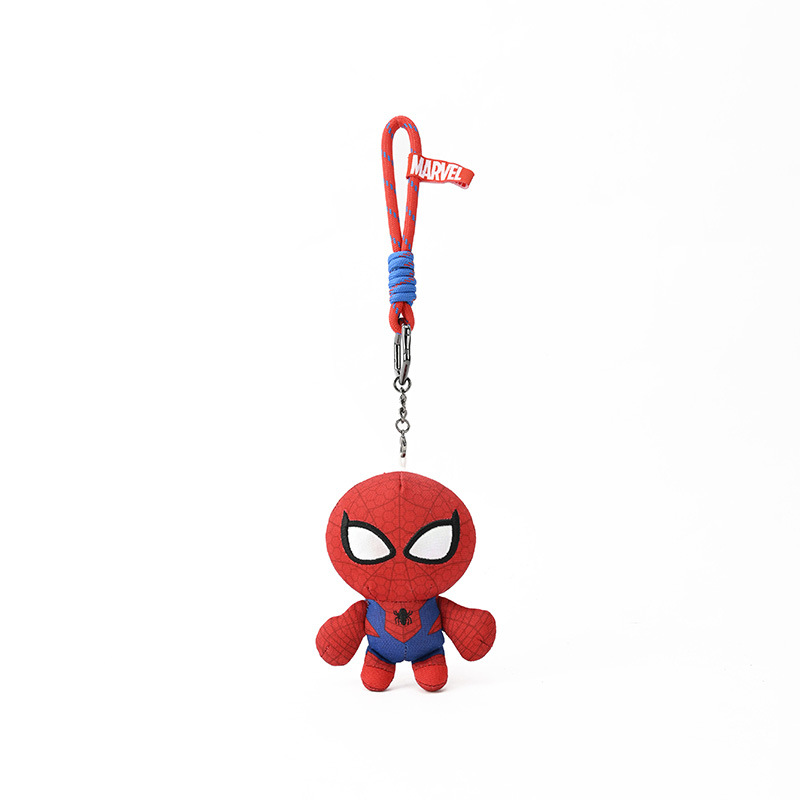 Disney-authorized Marvel Spider-Man, Iron Man and Hulk plush toy pendant Captain America keychain Item Picture