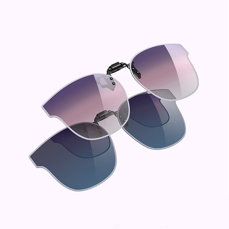 高级感夹片墨镜GM同款超轻时尚偏光太阳镜可上翻防紫外线墨镜夹片