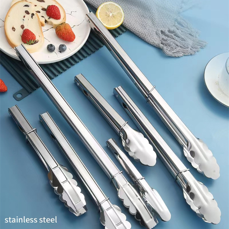 食品夹/不锈钢零食夹/厨房用具/牛排铁板/儿童发夹细节图