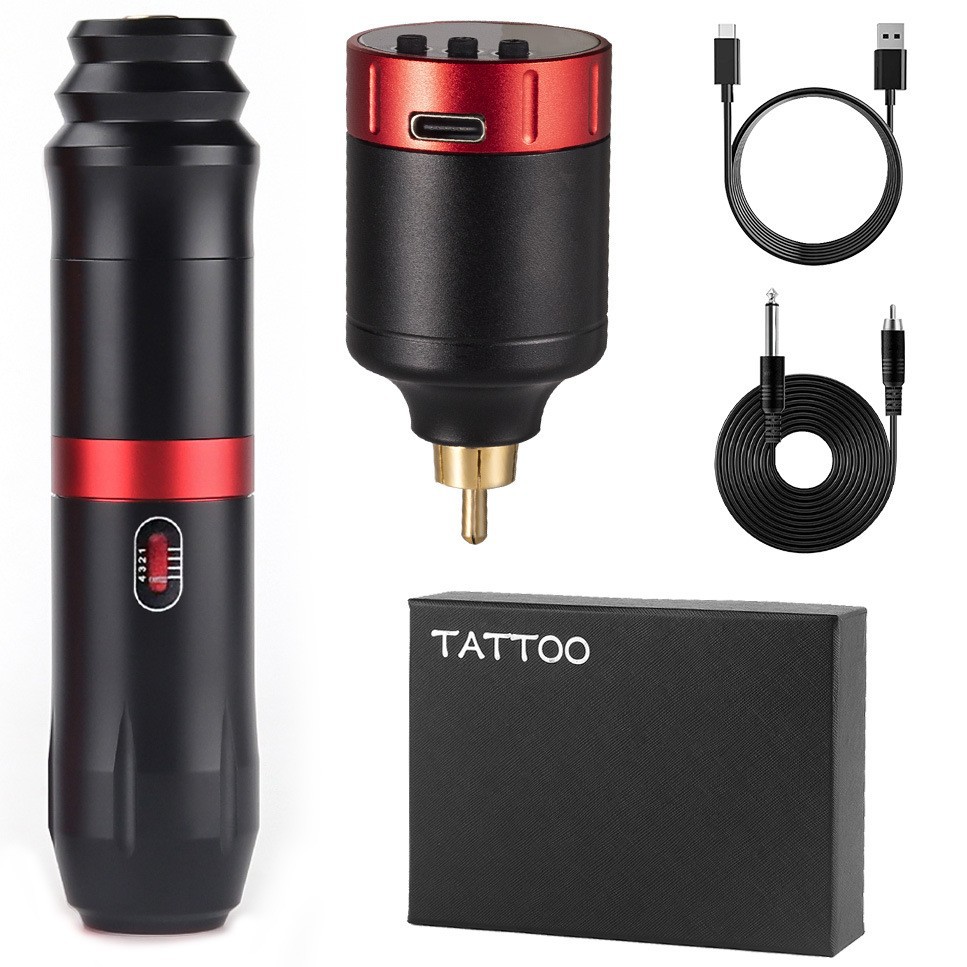 shanilak Cross-border Promotion: Tattoo pen motor machine, thread cutting, fogging, tattoo and eyebrow tattooing all-in-one machine, student tattoo machine tools and supplies Item Picture