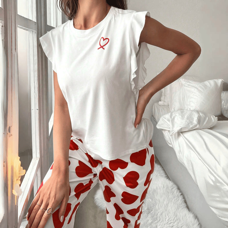 睡衣/棉纱家居服睡衣/可外穿睡衣/家居服/睡衣女长袖韩版细节图