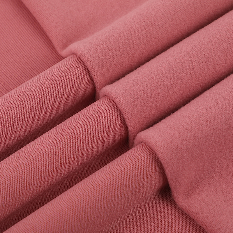 莱赛尔单面绒面料天丝纤维磨毛环保弹力布保暖女装家居服打底面料产品图