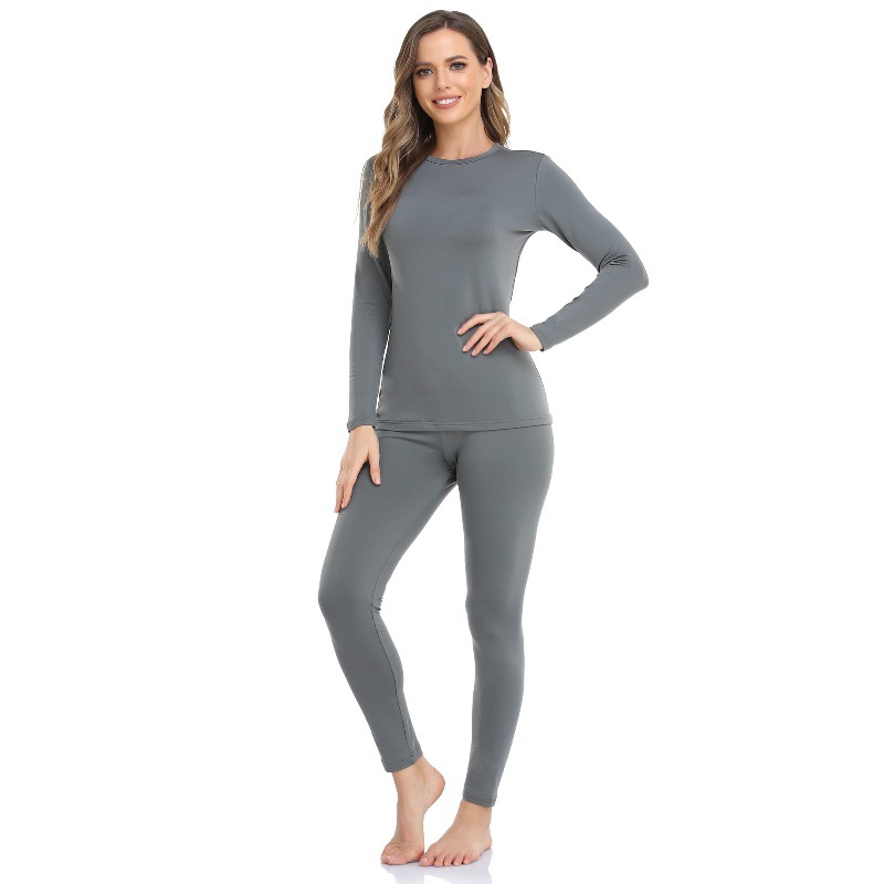 A cross-border bestseller, a two-piece set of soft and cold-resistant long thermal underwear for women in spring, autumn and winter Specification image
