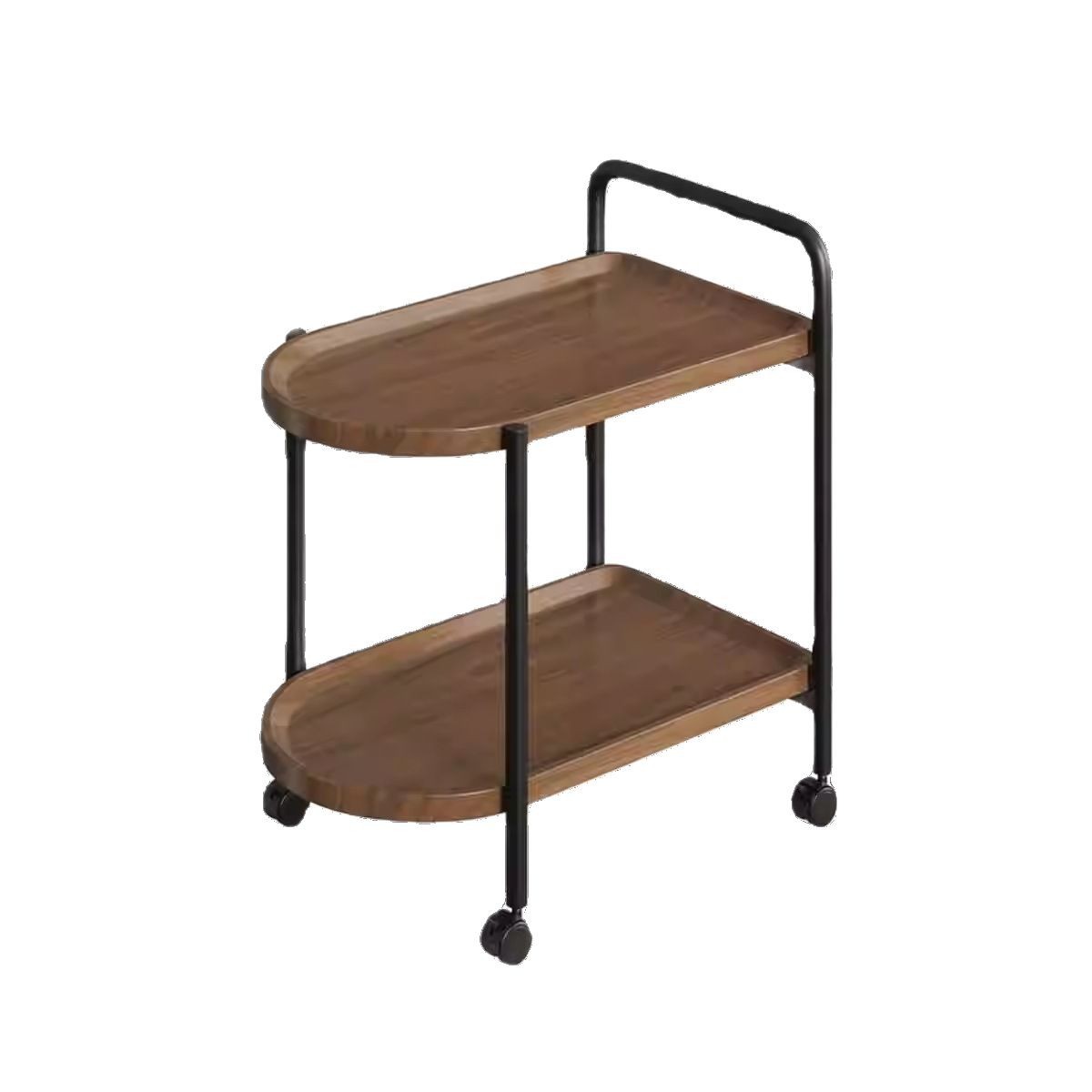 Coffee table, high-end living room, small table, movable coffee table, small trolley, Nordic style, modern and simple, table with wheels Item Picture