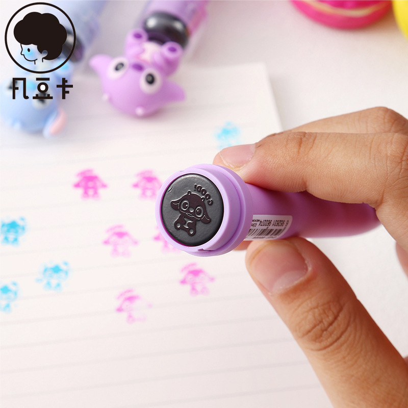 Fandouka new Richie seal gel pen 0.5mm student signature practice pen Cute stationery manufacturer wholesale stationery erasable pen gel pen Application Scenario