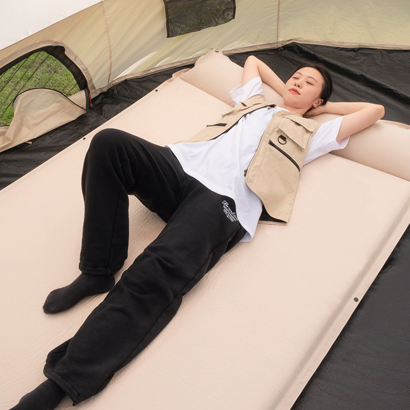 CHANODUG/ Chanodoji camping sponge folding inflatable bed Moisture-proof pad Camping outdoor tent Inflatable pad details Picture