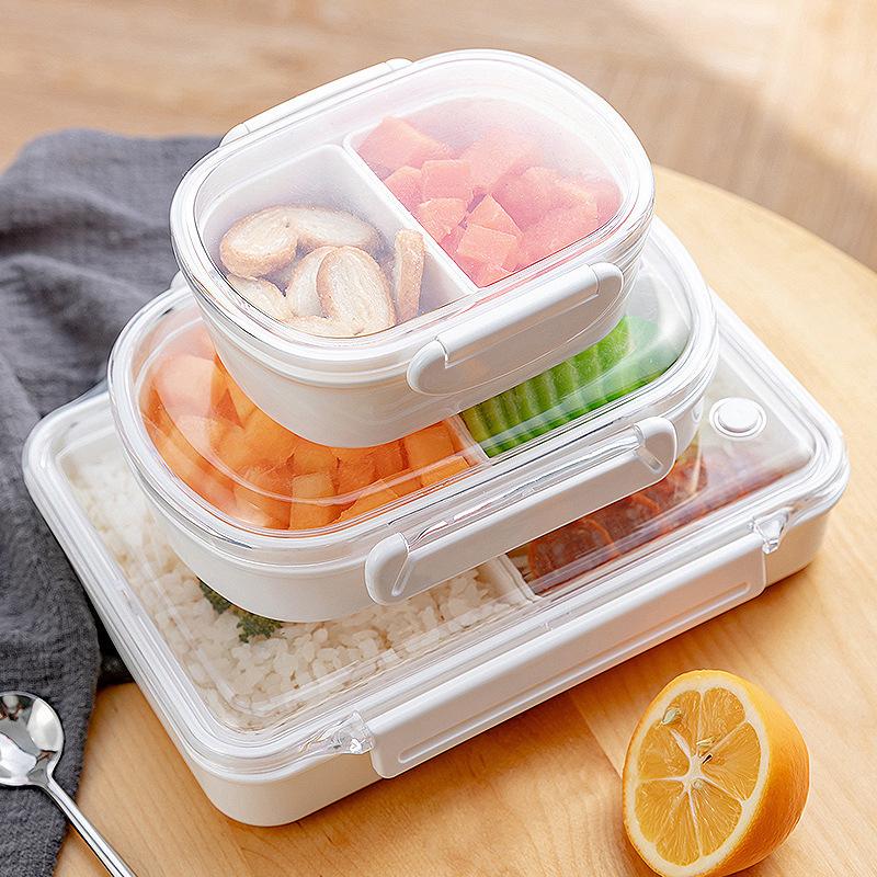 Microwave-safe heated lunch box, compartments fruit box, portable bento box, compartments fruit box for primary school students, preservation box, lunch box