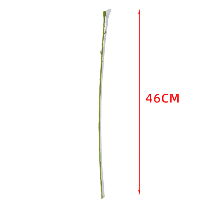 假花/仿真花/塑料仿真花/芦苇仿真花/4公分玫瑰花头白底实物图