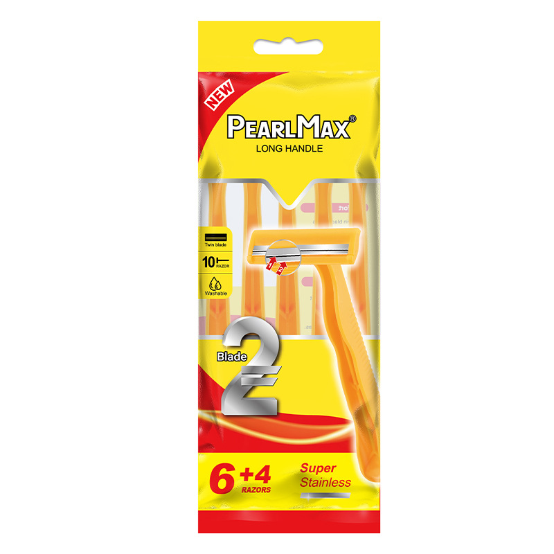 Disposable razor Pearl Max Double-layer lubricated blade razor Full-body hair removal knife Manual shaving knife Item Picture