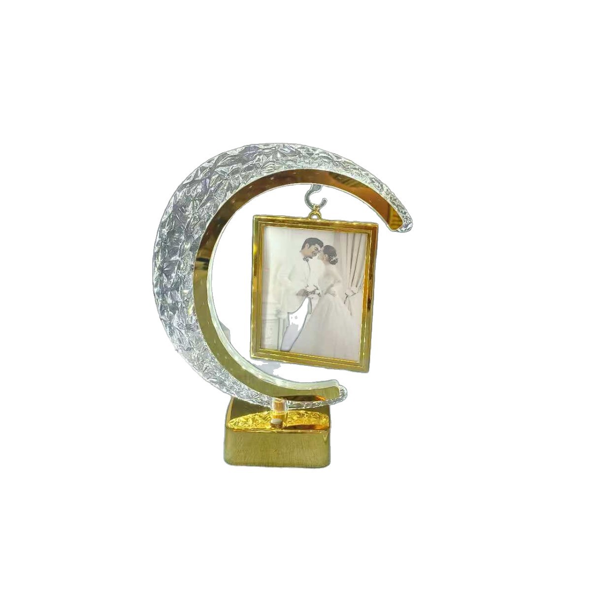 沙金吊饰白底实物图