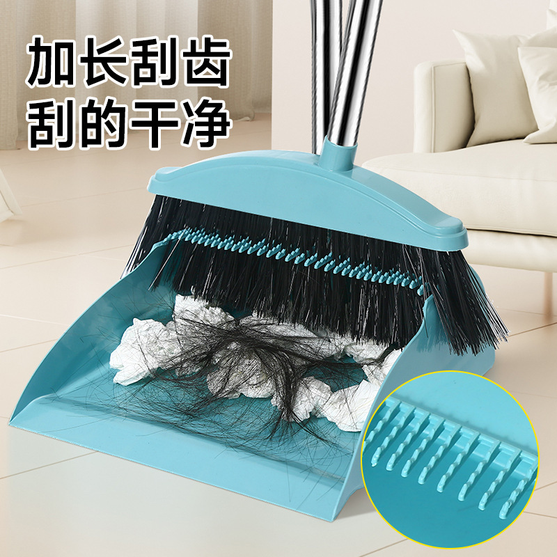 Broom and dustpan set, broom magic water scraper, wholesale sweeping broom, dustpan and dustpan combination for household use Specification image
