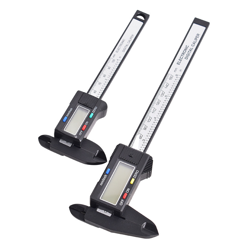 Factory direct sales of 150mm digital display calipers, jewelry and cultural relic measuring tools, high-strength plastic electronic vernier calipers Item Picture