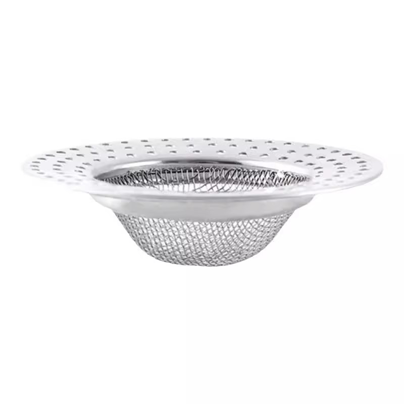 Stainless steel floor drain, bathroom filter screen, sewer, kitchen sink, trough filter screen, hair clogging prevention, bathroom floor drain cover Item Picture