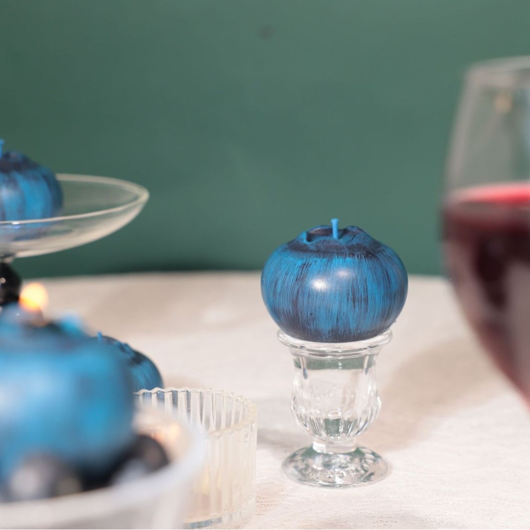 Fruit-scented candles, blueberry creative scented gift box, soybean wax birthday gifts, souvenirs, single items, photo ornaments Specification image