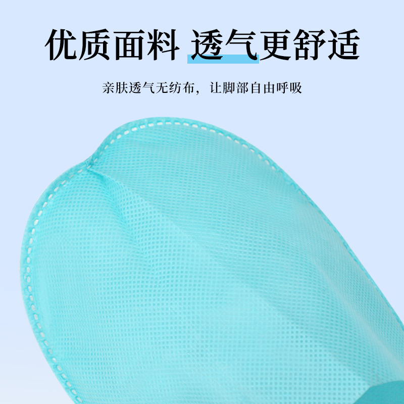 酒店专用一次性拖鞋100双装连锁宾馆无纺布加厚防滑室内批发耐用产品图