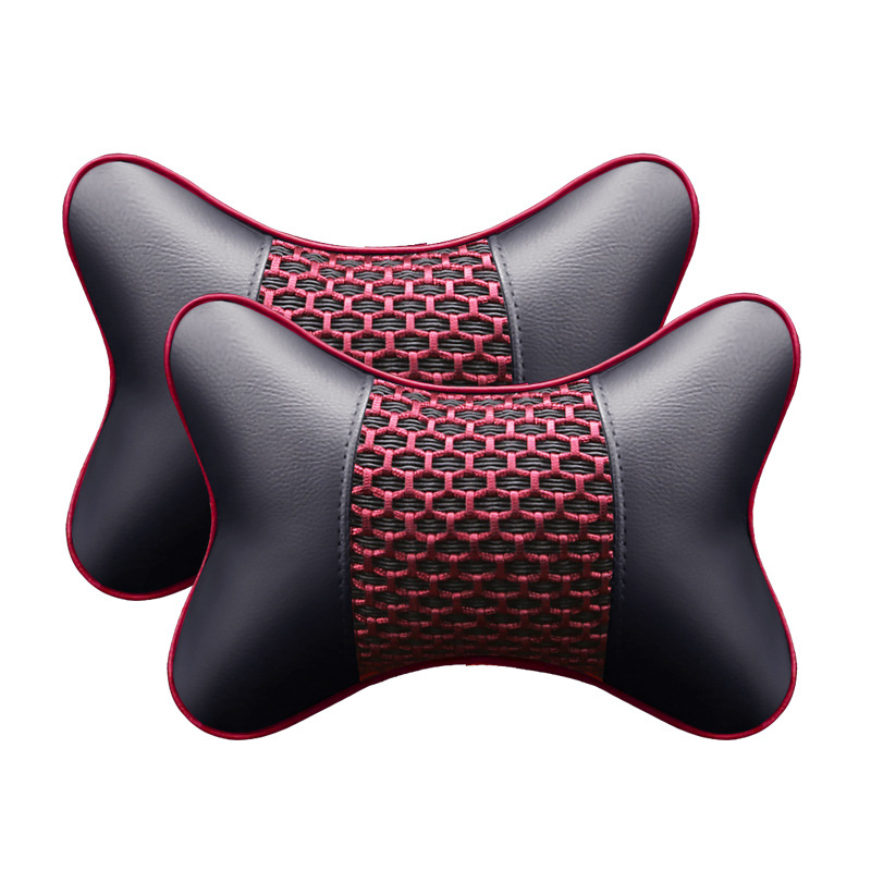 Car headrests, car seat neck protectors, a pair of car pillows, car interior accessories, car lumbar supports