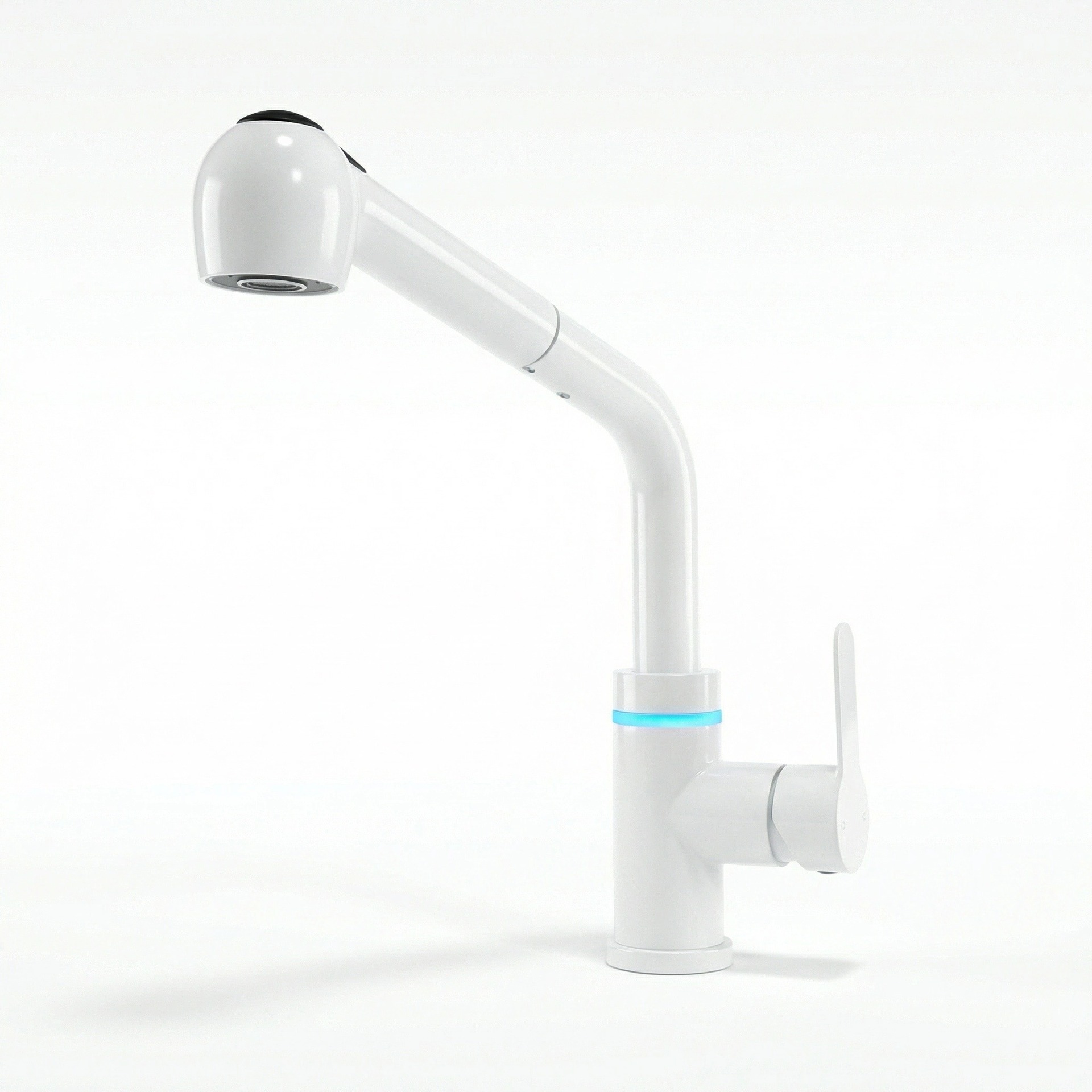 水龙头/水槽/小熊贴防溅水龙头/厨房半自动水龙头/跨境白底实物图