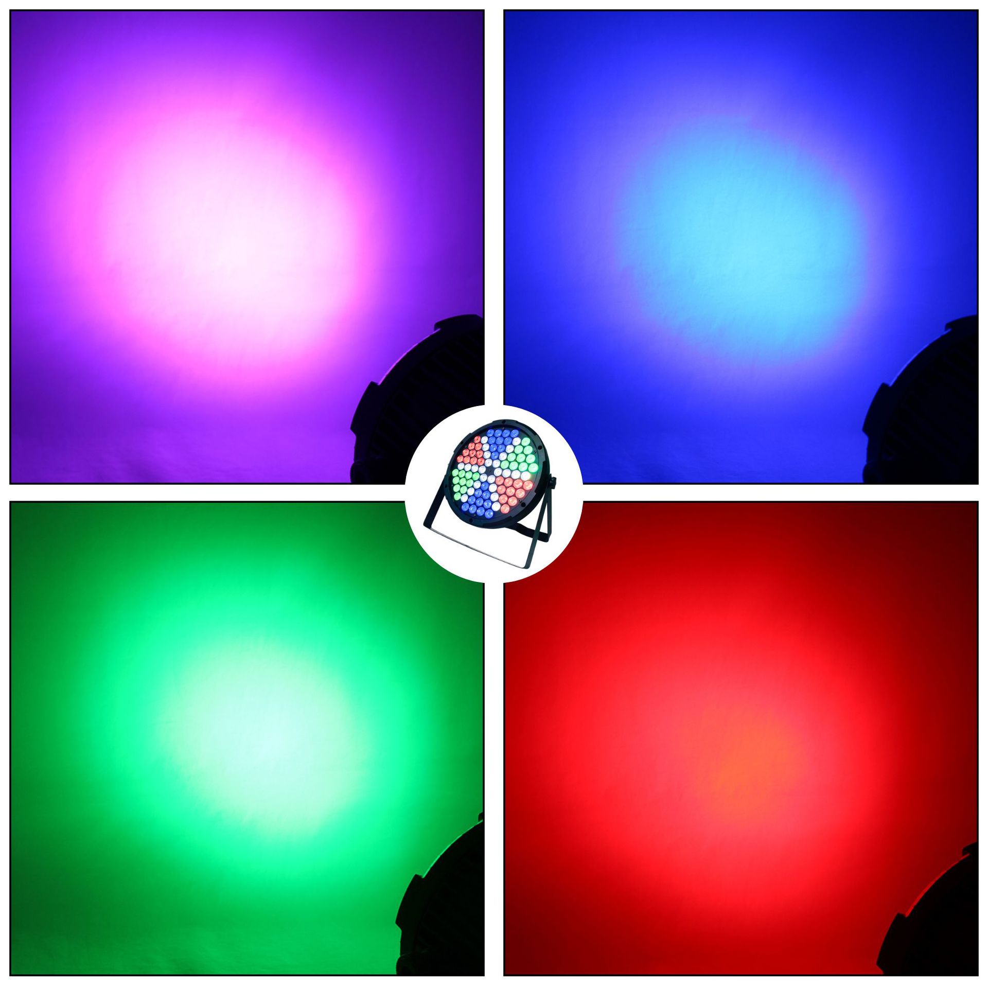 New 84-piece single-color windmill private mold handkerchief lamp, professional stage lamp, wedding bar face light, LED full-color atmosphere dyeing lamp, performance banquet hall, KTV multi-functional handkerchief lamp Specification drawing