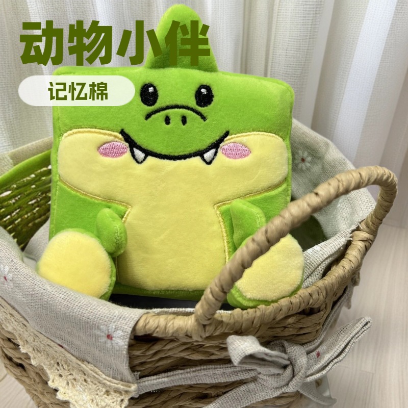 帕菲布迪PuffyBuddy解压玩偶记忆棉方块动物小伴桌伴毛绒公仔