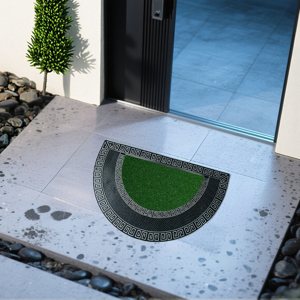 Rubber floor MATS, door MATS, entrance door carpets, anti-slip foot MATS, European, Chinese, Nordic style, wear-resistant and dirt-resistant carpets details Picture