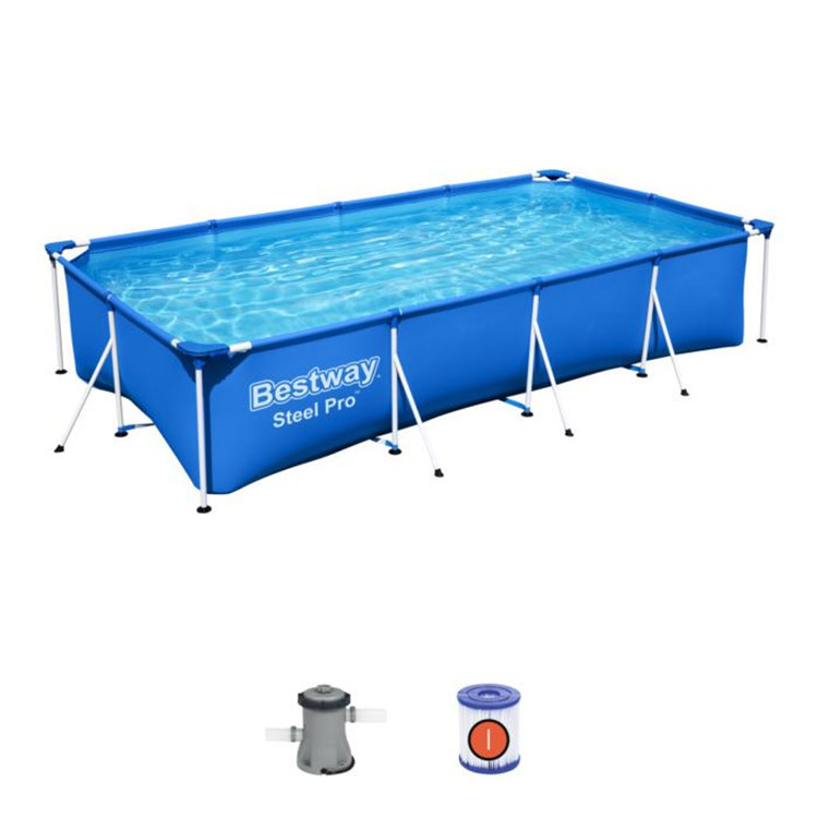 Original genuine rectangular tube frame water play pool, large frame, thickened for children's and family swimming pools Item Picture