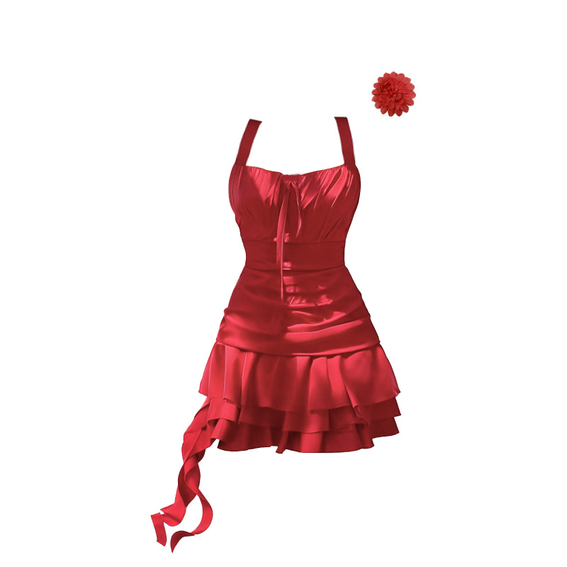 New high-end one-piece halter swimsuits for women, summer to whiten the skin, hide the flesh and make the chest look slimmer. Wholesale of one-piece swimsuits. 125166 Item Picture