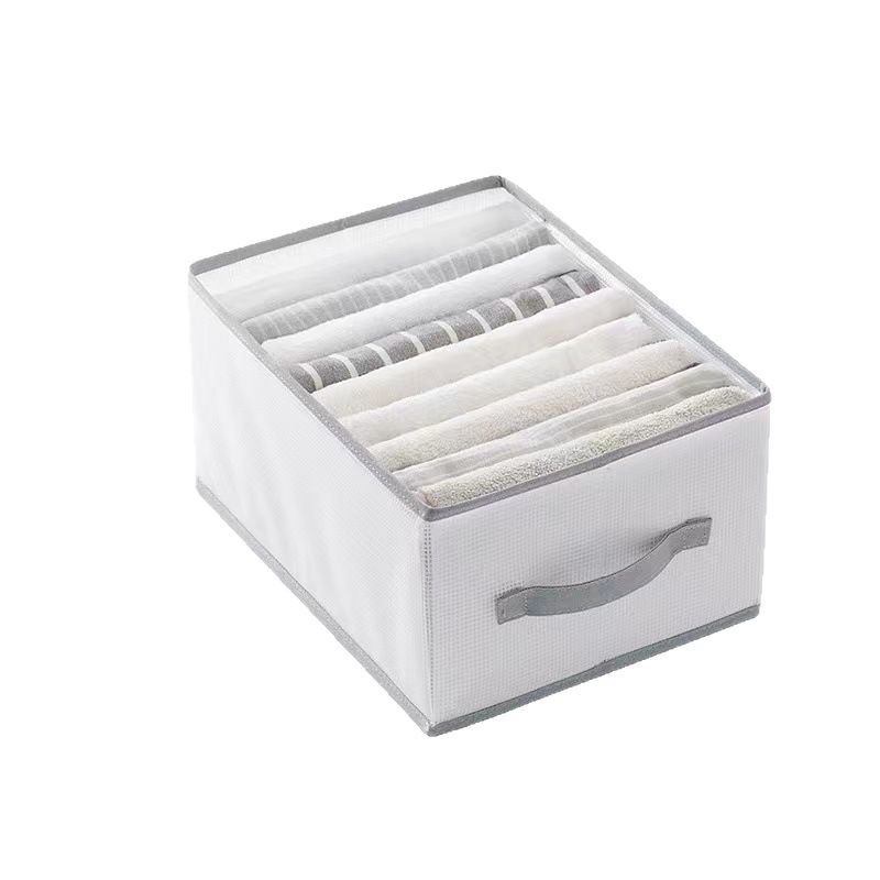 علبة حفظ السراويل بمزيج من الملابس بأدراج مطوية للسروال الجينـز Item Picture
