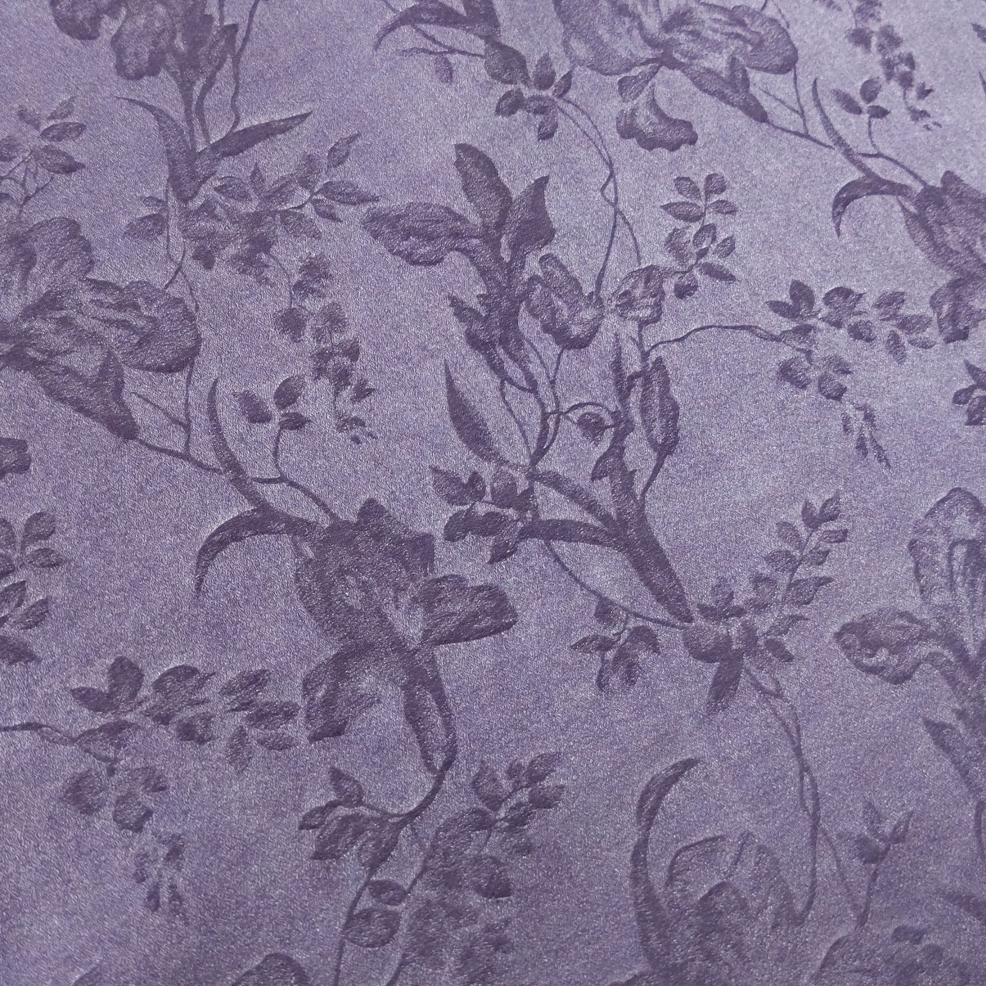 Mulberry silk blended jacquard new Chinese-style fabric, silk fabric, artificial silk interwoven with magnolia flower stir-fried color details Picture