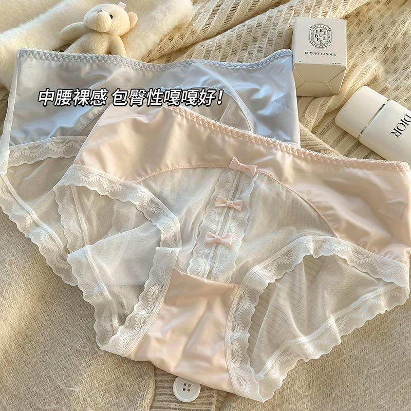 女士三角裤实物图