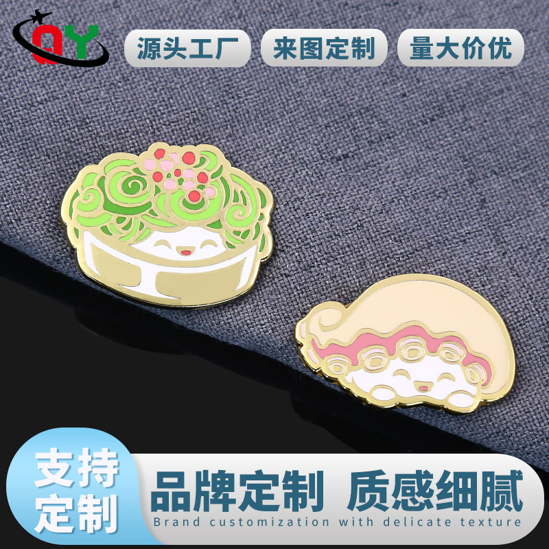 Customized metal company brooches, badges, name plates, MEDALS, class emblems, school emblems, enamel badges Application Scenario