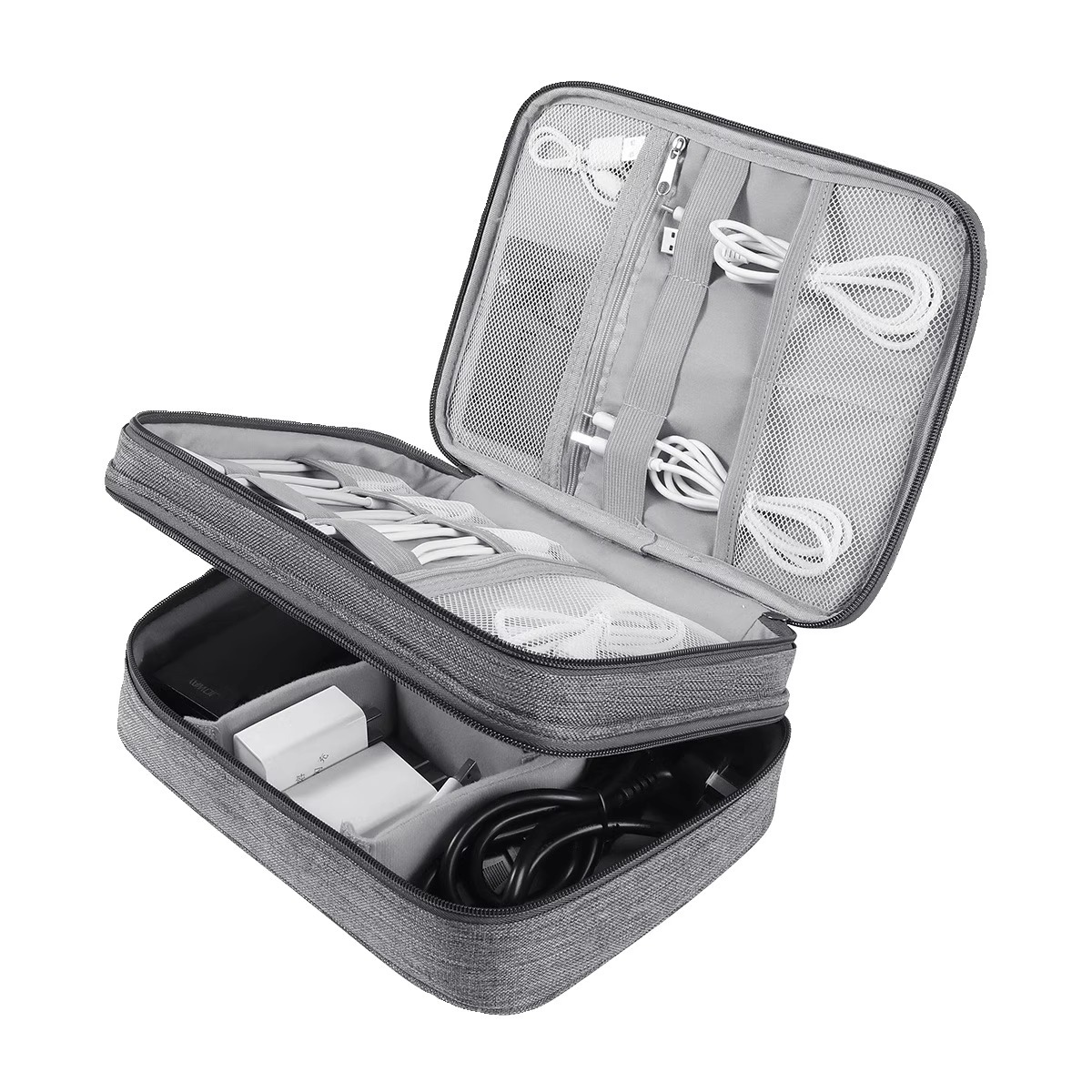 Data cable storage box, wifi router, digital bag, mouse, power bank, hard disk organization, makeup bag, data package Item Picture