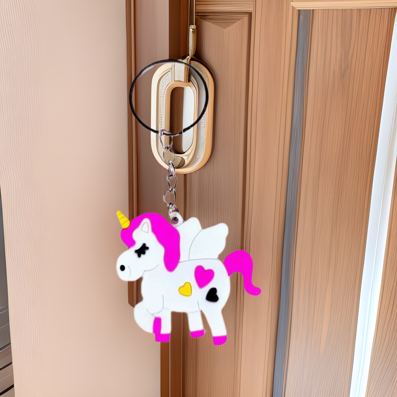跨境亚马逊独角兽钥匙扣卡通PVC软胶钥匙扣挂件饰品儿童派对批发