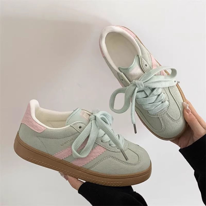 Retro German training shoes for women, Spring 2025 new white sneakers, ins, trendy and versatile, casual sports sneakers for students Specification image