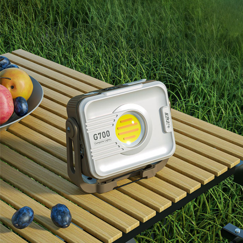 跨境批发野营灯磁吸露营灯帐篷灯可充电户外手电筒照明挂灯应急充电宝产品图