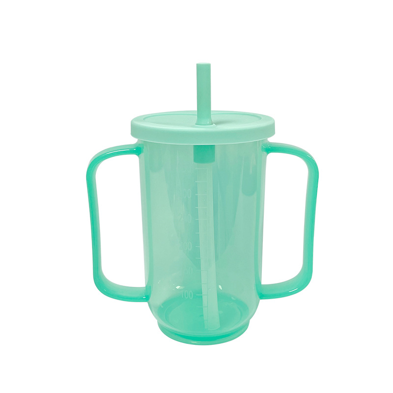 Care cups, liquid food cups, care cups for the elderly, new mothers, bedridden patients, drinking cups, anti-choking cups, anti-spilling plastic water cups Item Picture