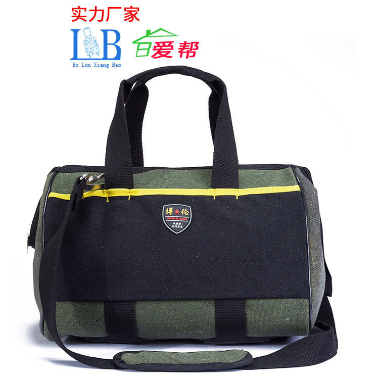 Hand-held shoulder canvas bags, hand-held electrician bags, multi-functional hardware tool bags, luggage factory, powerful manufacturer of tool bags Application Scenario