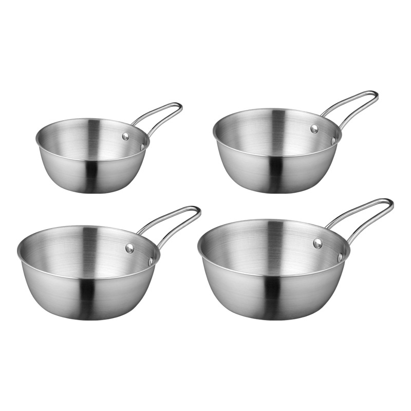Hongjunda 304 stainless steel snow Bowl, Picnic Bowl, Hot pot seasoning Bowl, fruit salad Bowl, Outdoor camping Tableware Item Picture