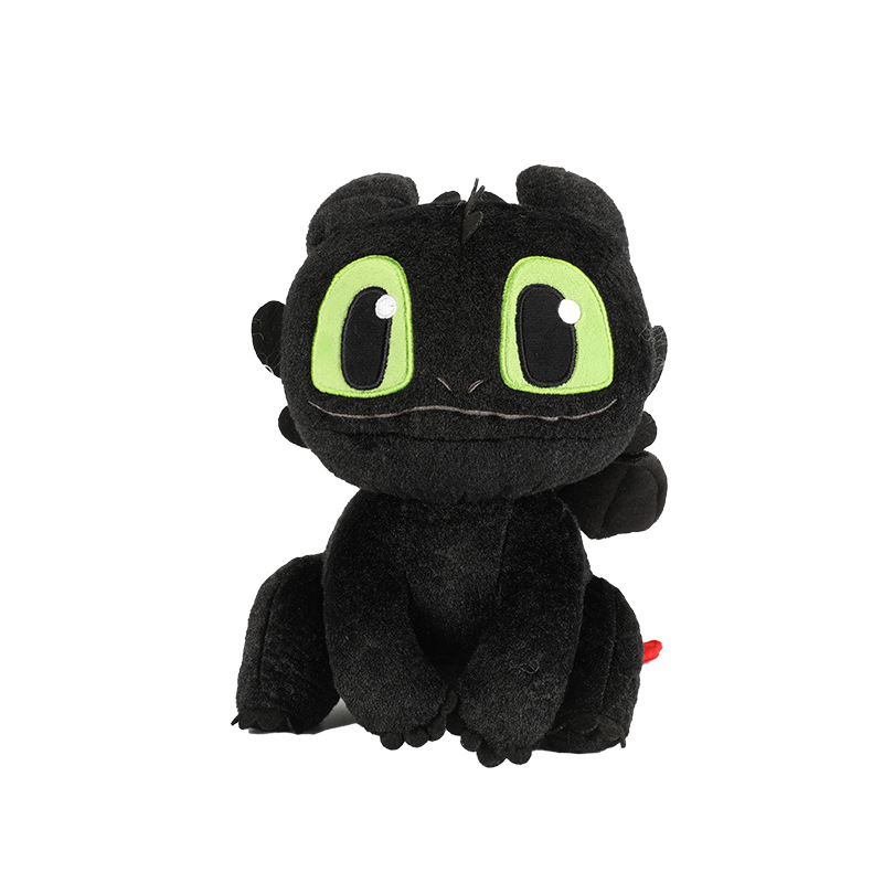 Global Official Dragon Tamer Toothless Series doll pendant, Night Demon Light Demon doll plush bag Item Picture