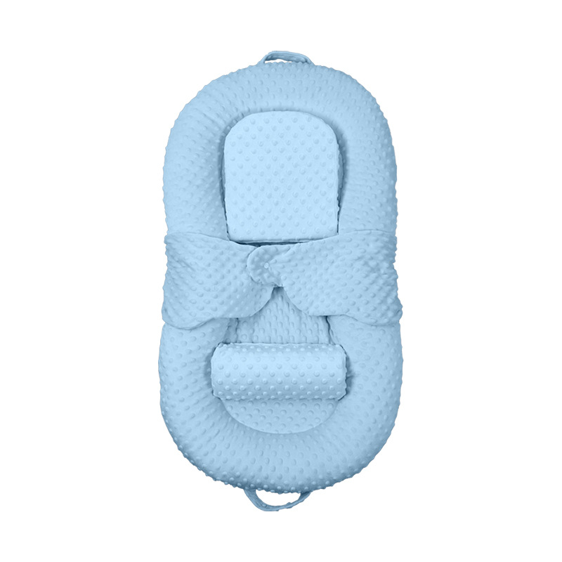Bed-in-bed folding, newborn baby slope, summer pressure relief wonder, baby raises head to prevent choking on milk, outdoor comfort sleeping pad Item Picture